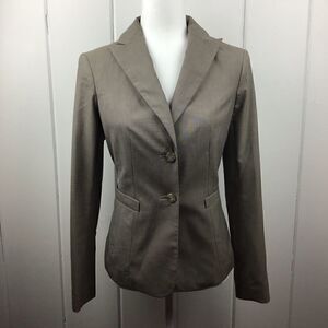 ‎The Limited Tan Blazer Double Button Jacket, Size - 0